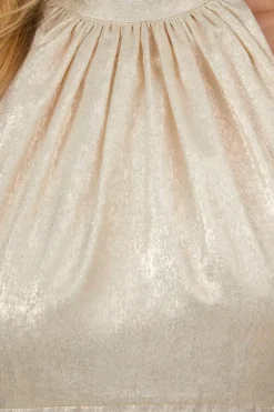 Shimmer Chiffon Halterneck Bridesmaids Dress