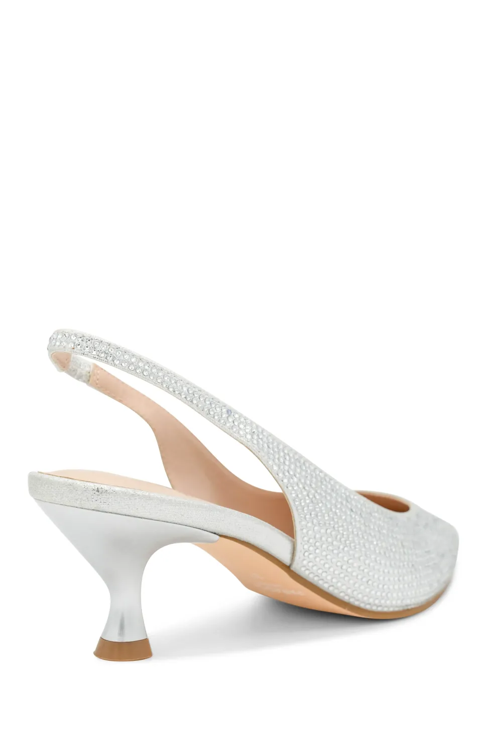 Shimmer 'Cordelia' Low Heel Slingback Court Shoe