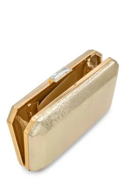 Shimmer 'Dempsey' Quilted Clutch Bag