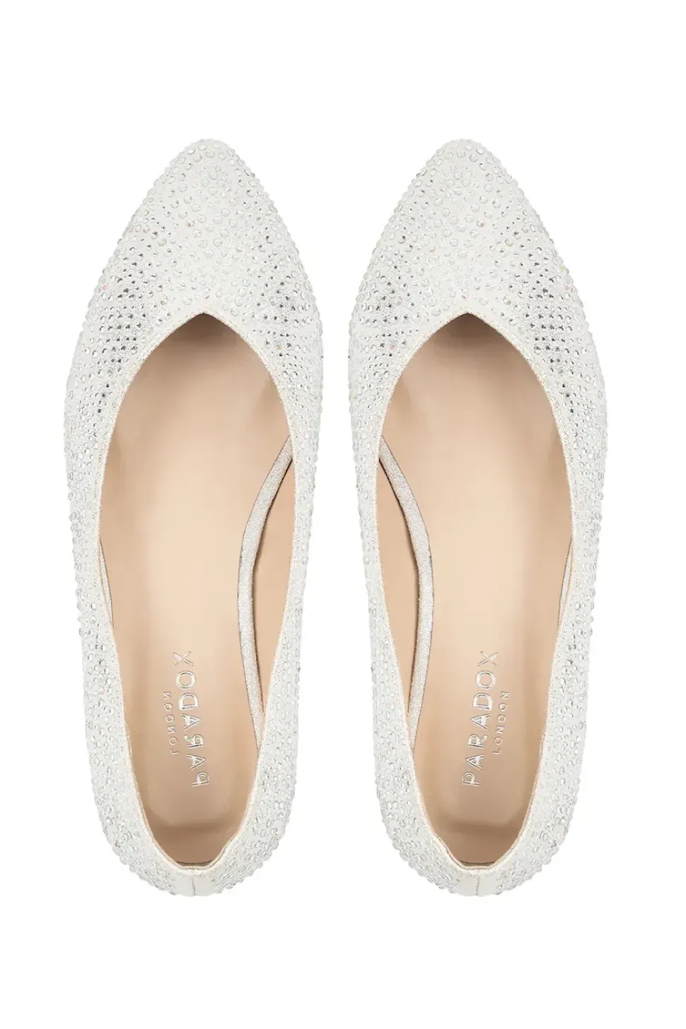 Shimmer 'Finley' Wide Fit Low Block Heel Court Shoes