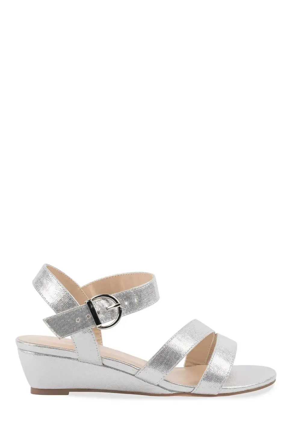 Shimmer 'Janet' WIDE FIT Wedge Sandal