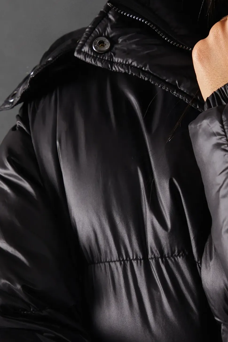 Shiny Padded Puffer Coat