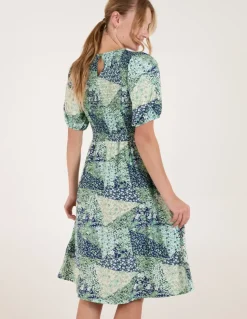Shirred Bust Mini Dress