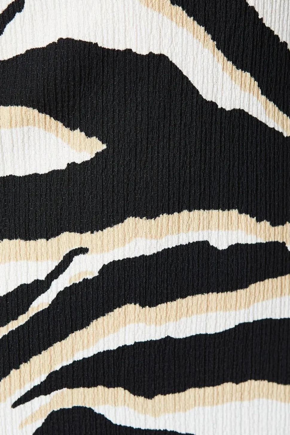 Shirred Cuff Wrap Detail Mini Dress