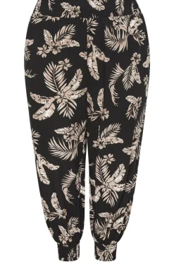 Shirred Harem Trousers