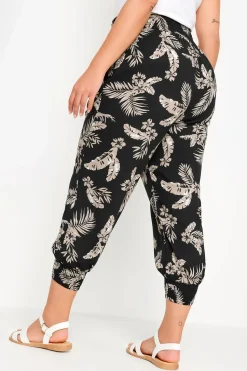 Shirred Harem Trousers