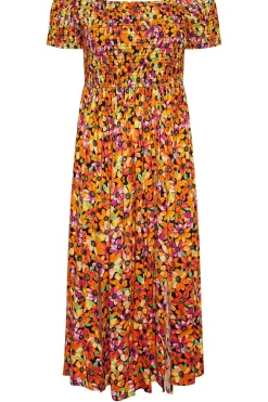 Shirred Maxi Dress