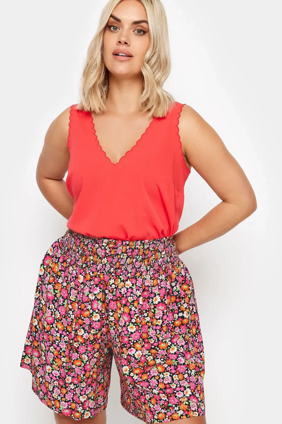 Shirred Shorts