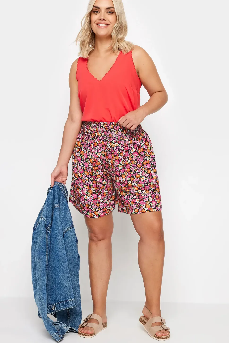 Shirred Shorts