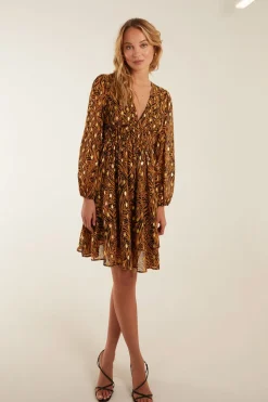 Shirred Waist Dress