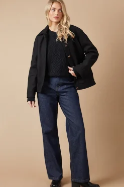 Short Button Through Coat