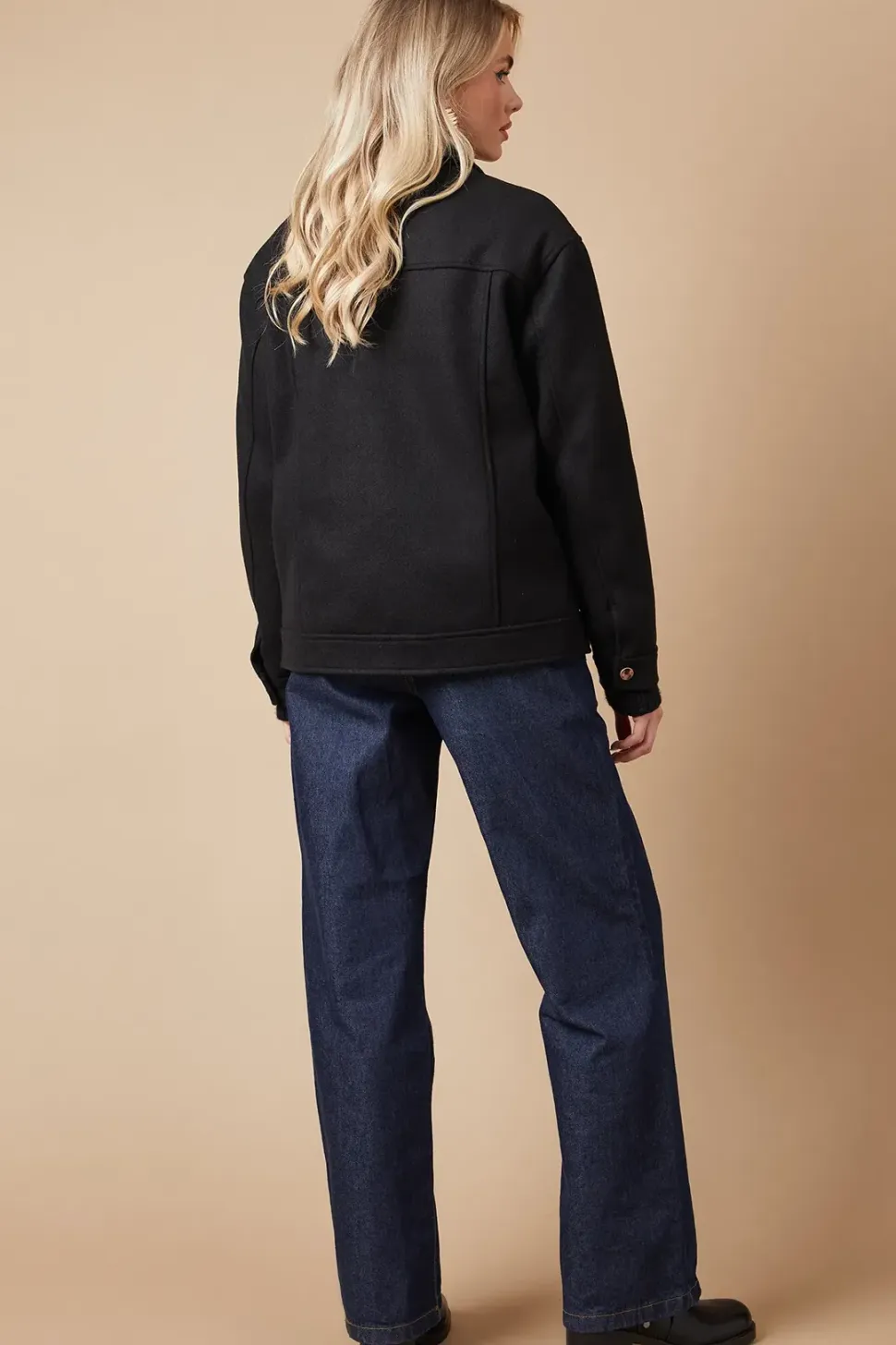 Short Button Through Coat