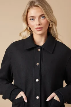 Short Button Through Coat