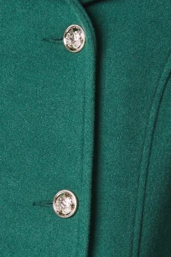 Short Military Double Breasted Coat