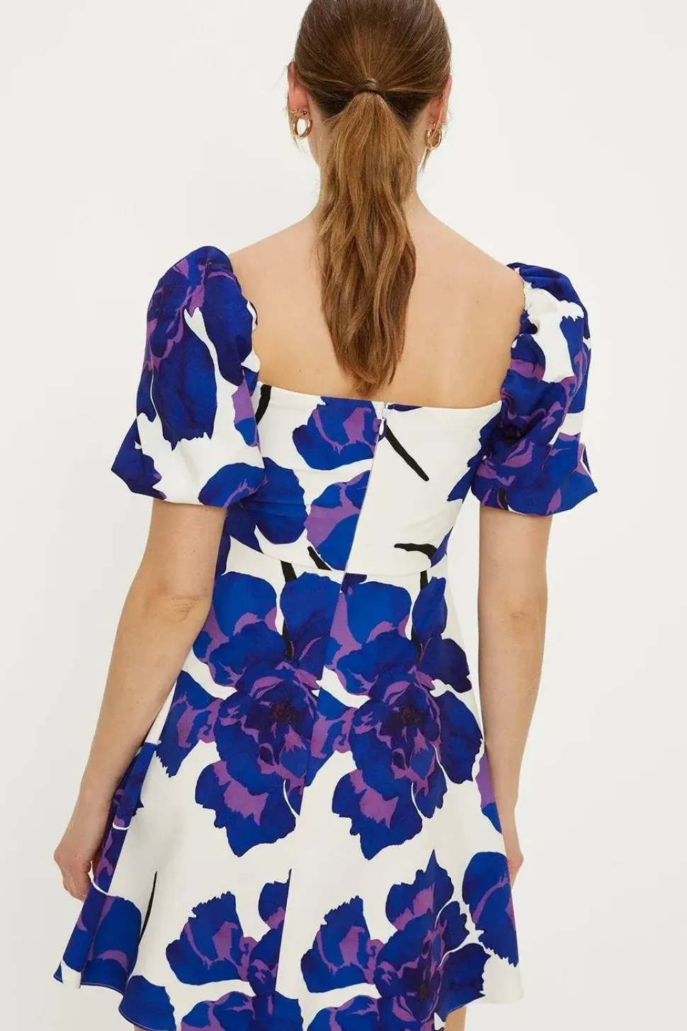 Short Sleeve Bardot Mini Dress
