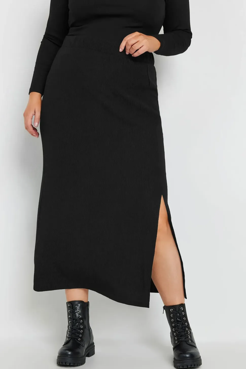 Side Split Maxi Skirt