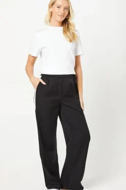 Side Stripe Pull On Wide Leg Trouser
