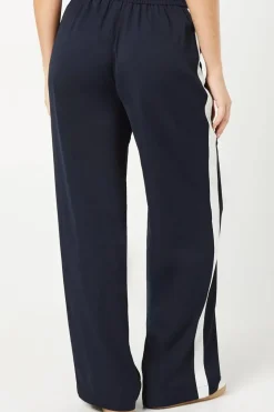 Side Stripe Pull On Wide Leg Trouser