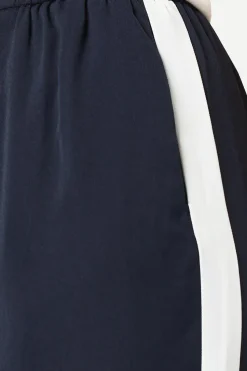 Side Stripe Pull On Wide Leg Trouser