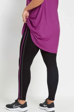 Side Stripe Stretch Leggings