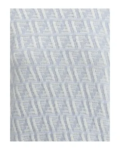 Silk Sweater with Ribbed Crew Neck and Iconic Jacquard FF Logo
