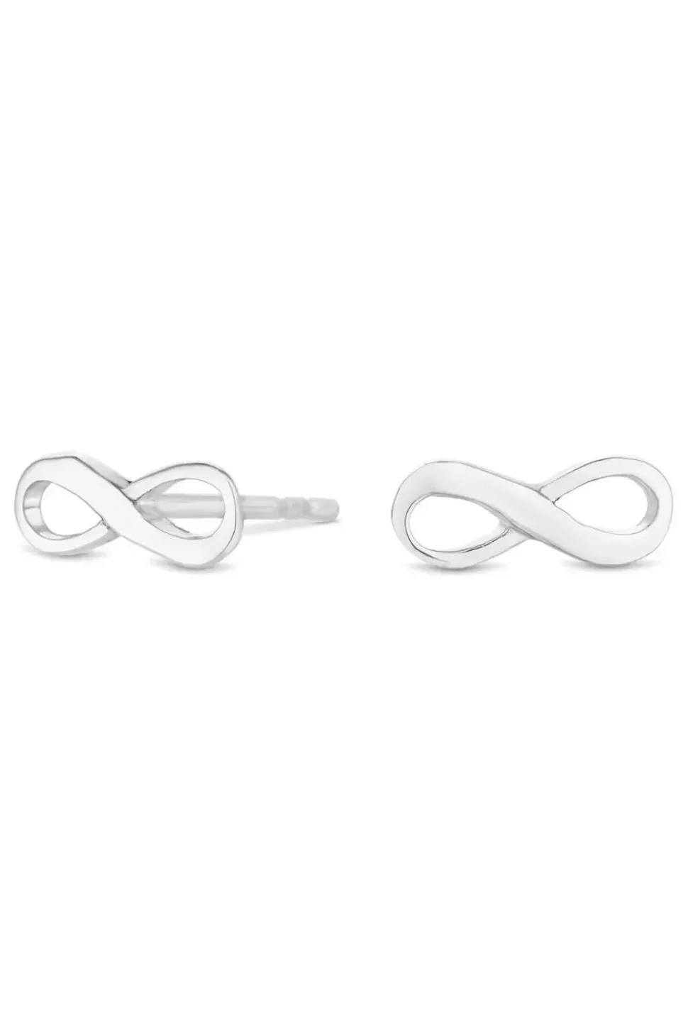 Simply Silver Sterling Silver 925 Mini Infinity Stud Earrings
