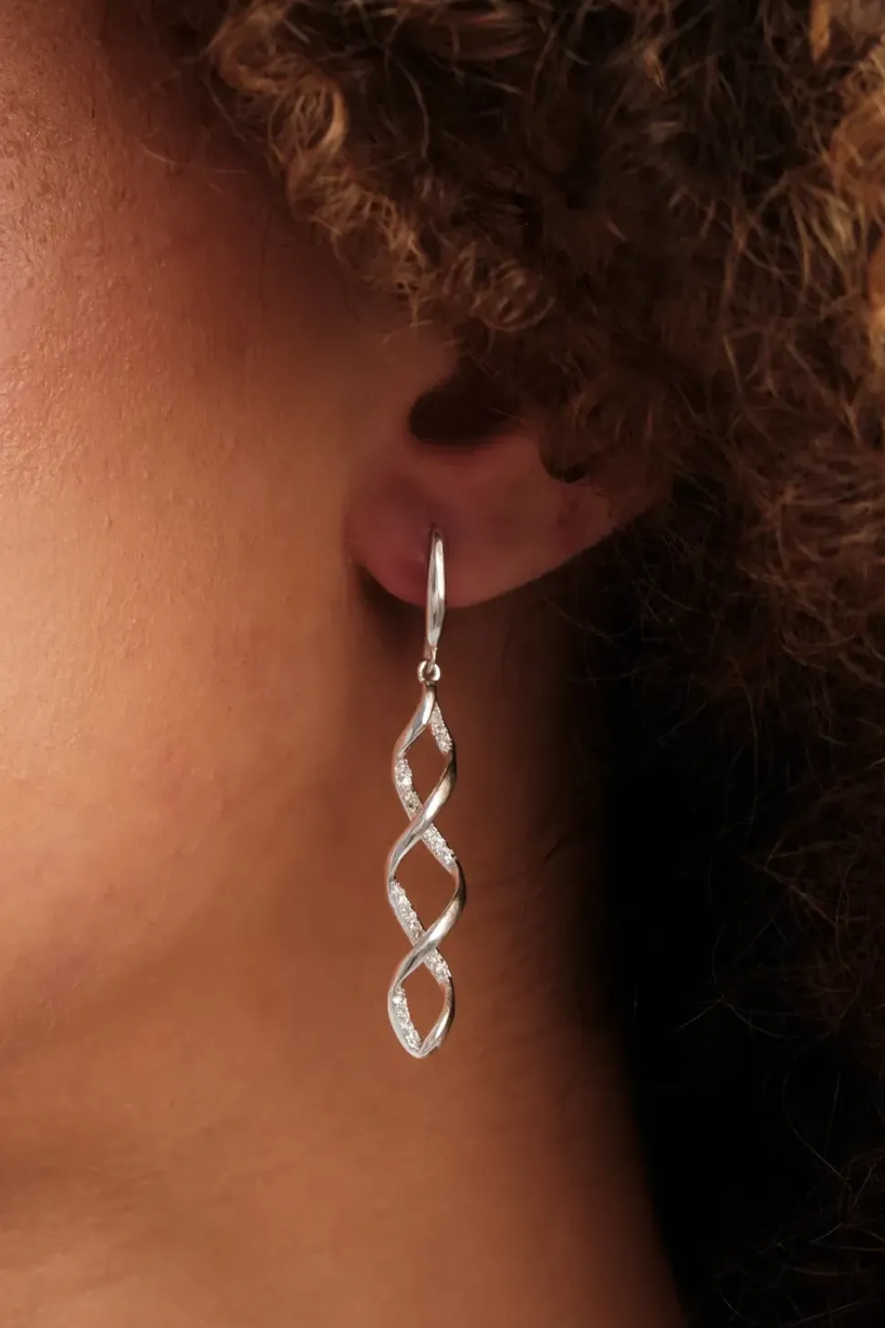 Simply Silver Sterling Silver 925 Polished Dome Hoop Earrings