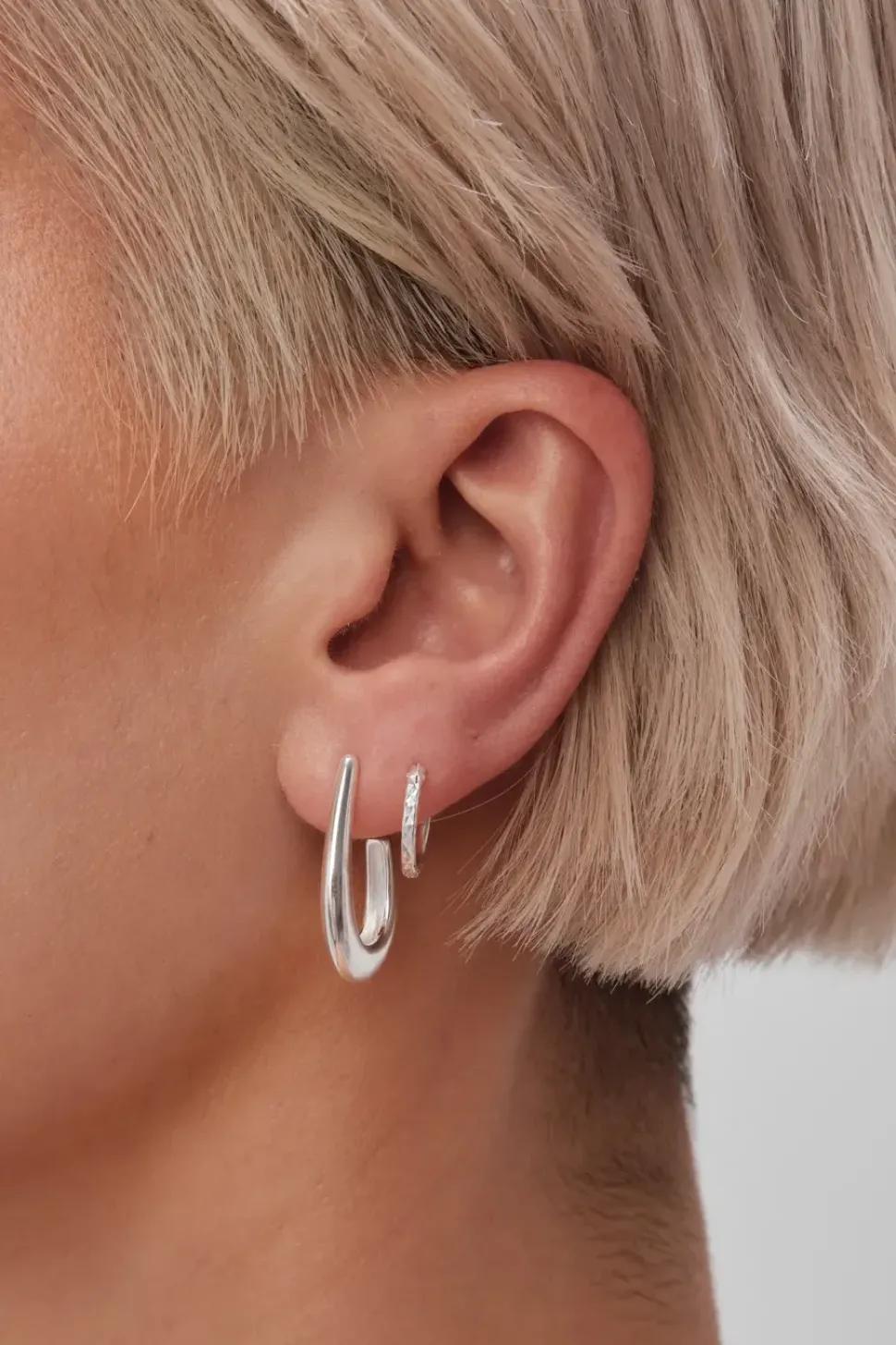 Simply Silver Sterling Silver 925 Polished Orb Flexible Drop Earrings