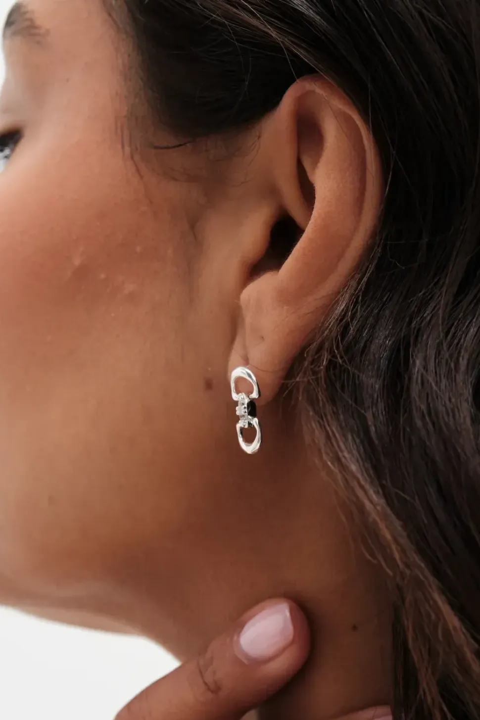 Simply Silver Sterling Silver 925 Polished Orb Flexible Drop Earrings