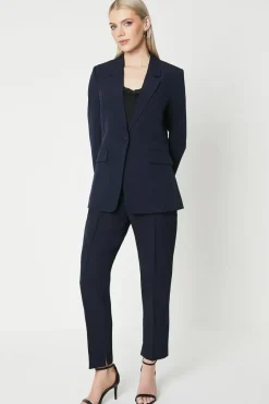 Single Breasted Button Detail Blazer