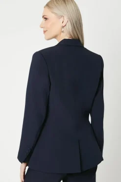 Single Breasted Button Detail Blazer