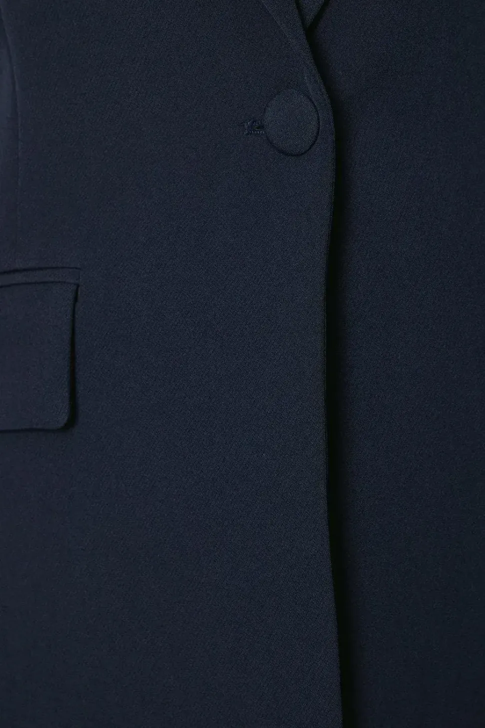 Single Breasted Button Detail Blazer