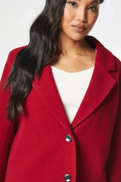 Single Breasted Longline Coat