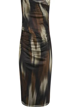 Slash Neck Dress