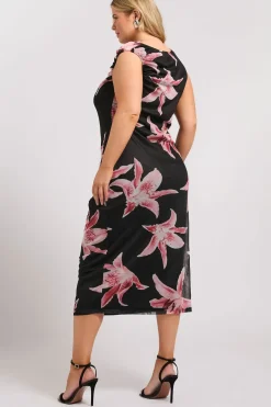Slash Neck Dress