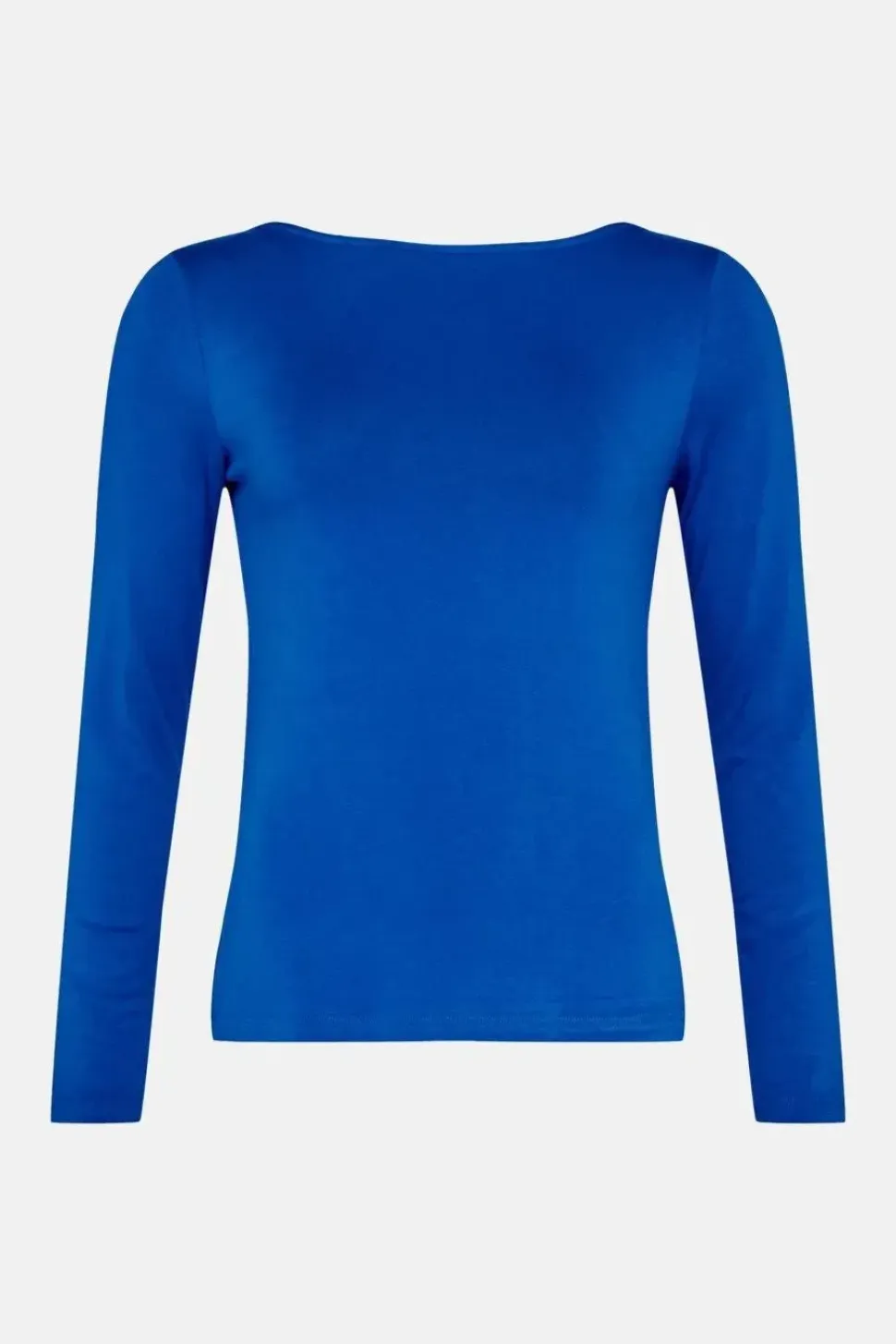 Slash Neck Long Sleeve Top
