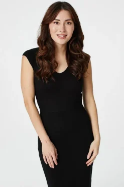 Sleeveless Bodycon Knit Dress