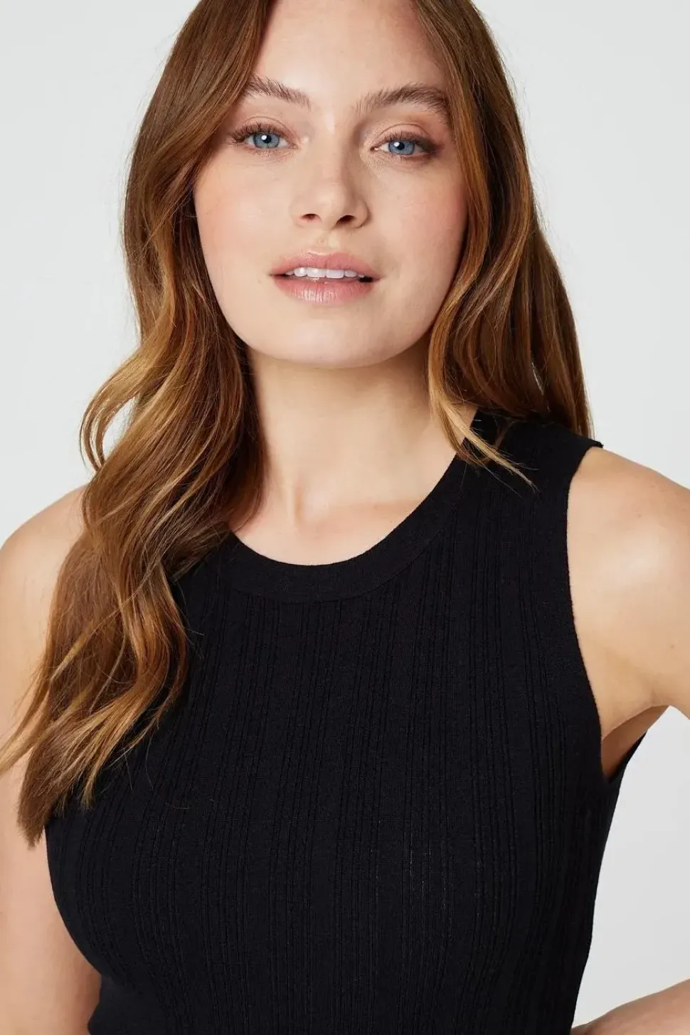 Sleeveless Knit Shift Dress