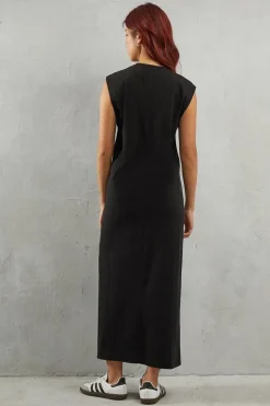 Sleeveless T-shirt Midi Dress