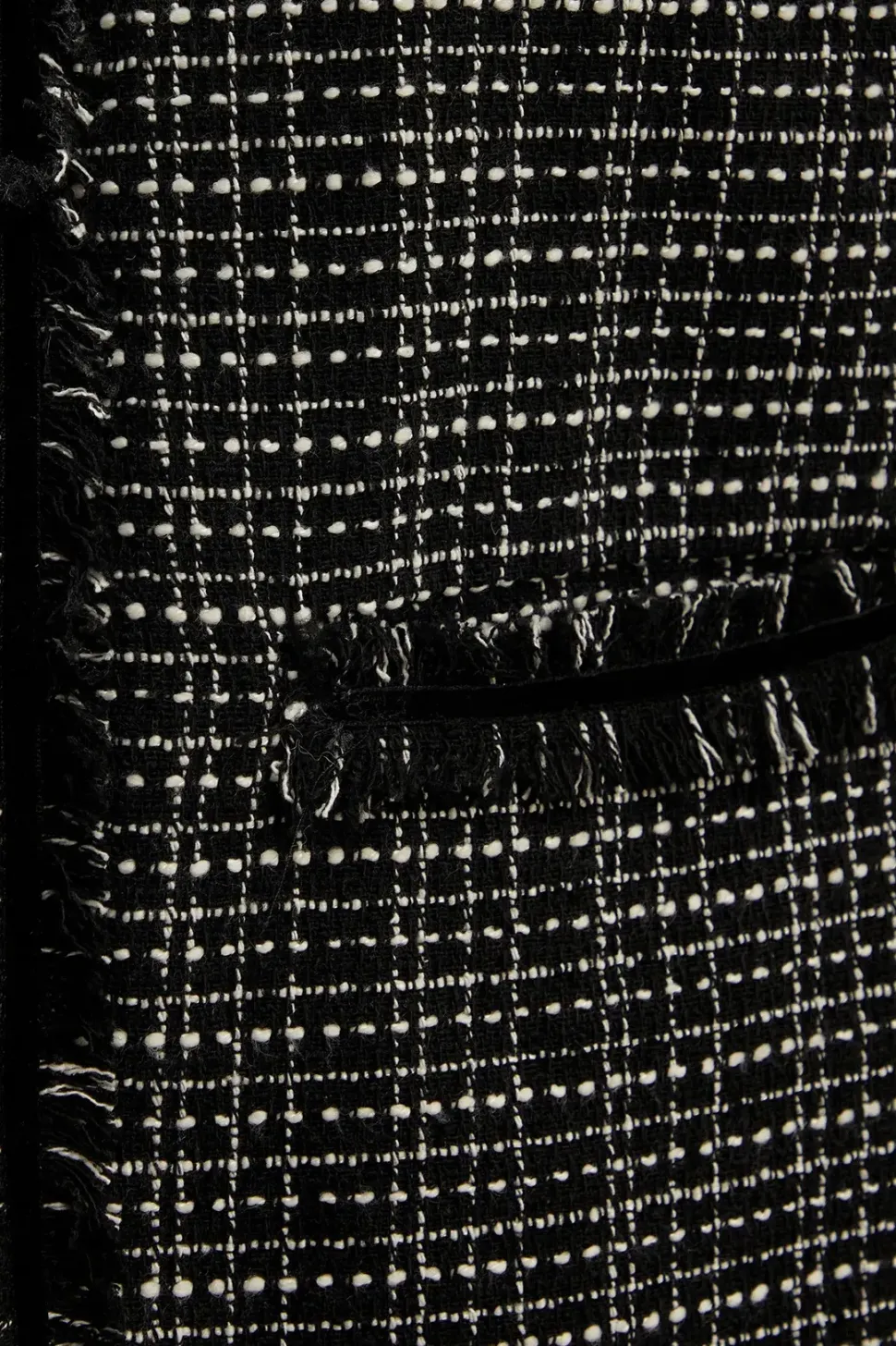 Sleeveless Tweed Jacket