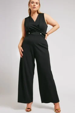 Sleeveless Wide Leg Jumpsuit