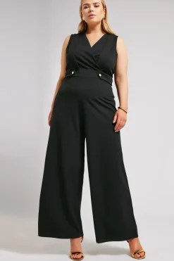 Sleeveless Wide Leg Jumpsuit