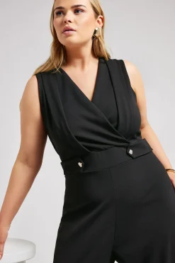 Sleeveless Wide Leg Jumpsuit