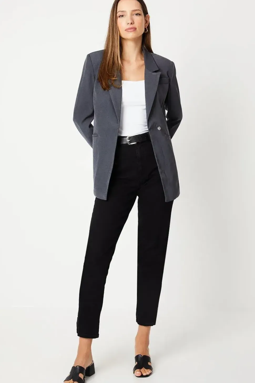 Slim Fit Clean Blazer