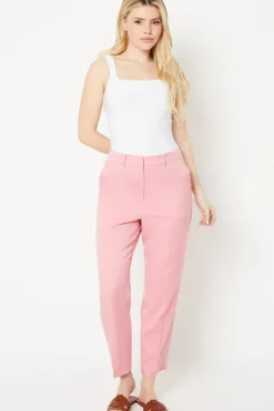 Slim Leg Cropped Trousers