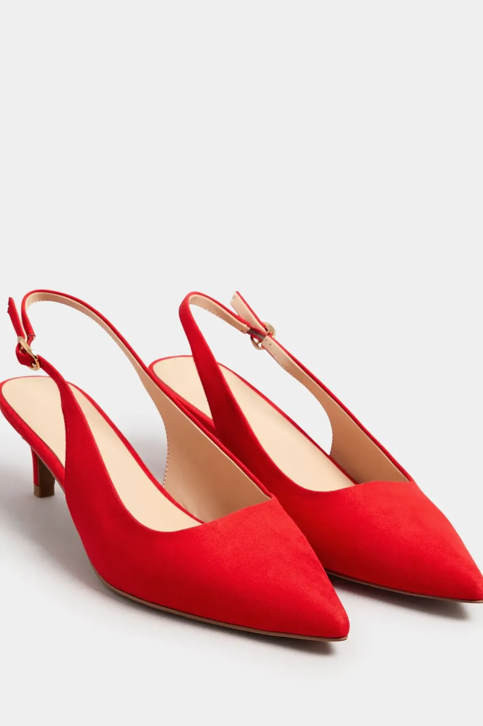 Slingback Kitten Heel Court Shoes