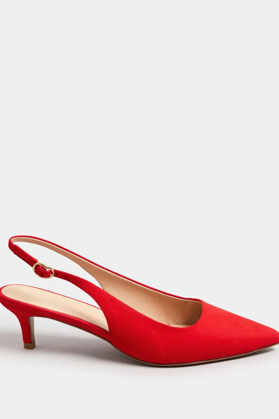Slingback Kitten Heel Court Shoes