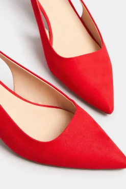 Slingback Kitten Heel Court Shoes