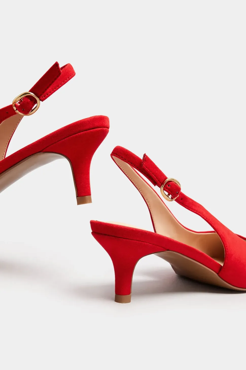 Slingback Kitten Heel Court Shoes