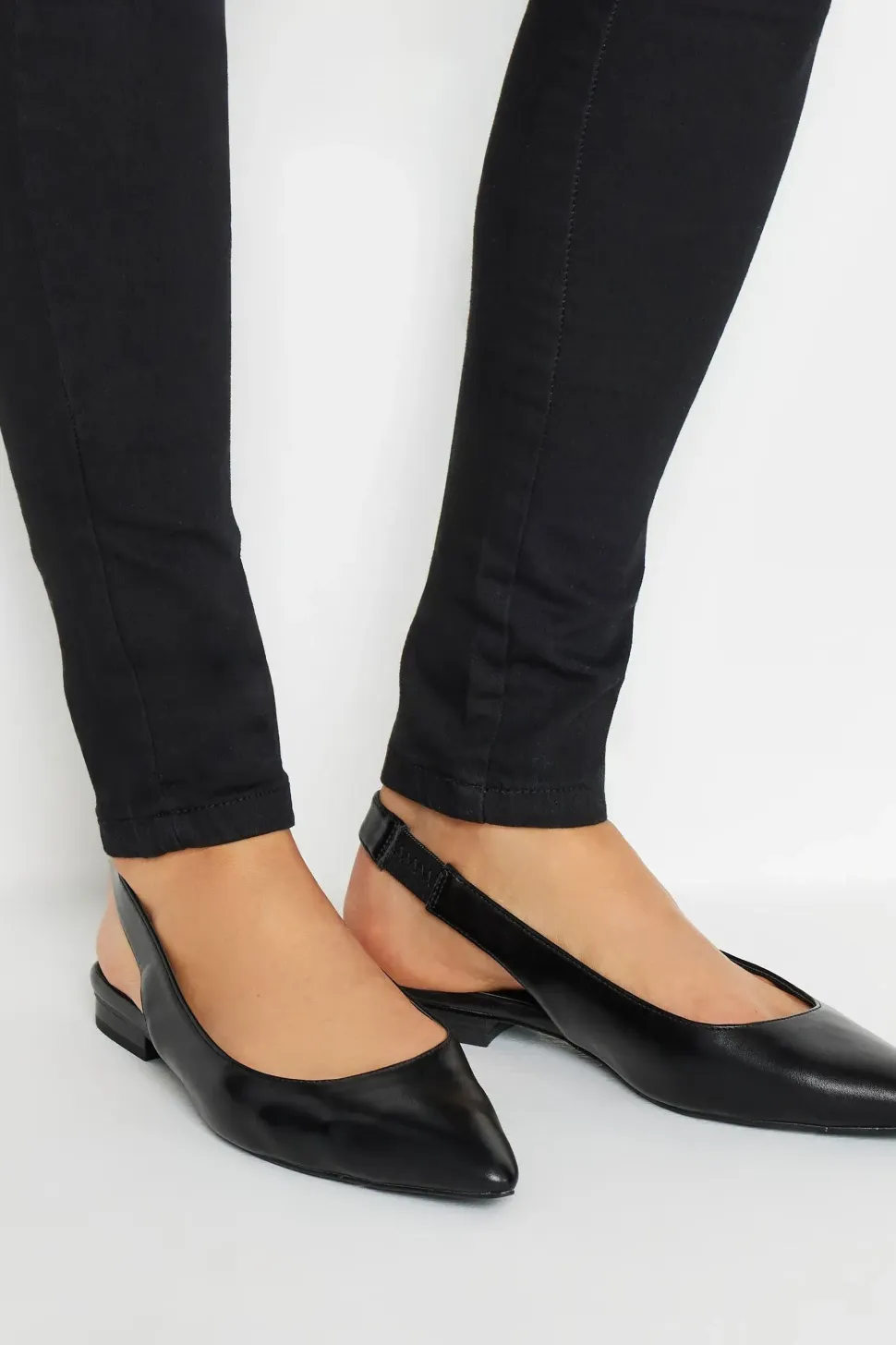 Slingback Point Pumps